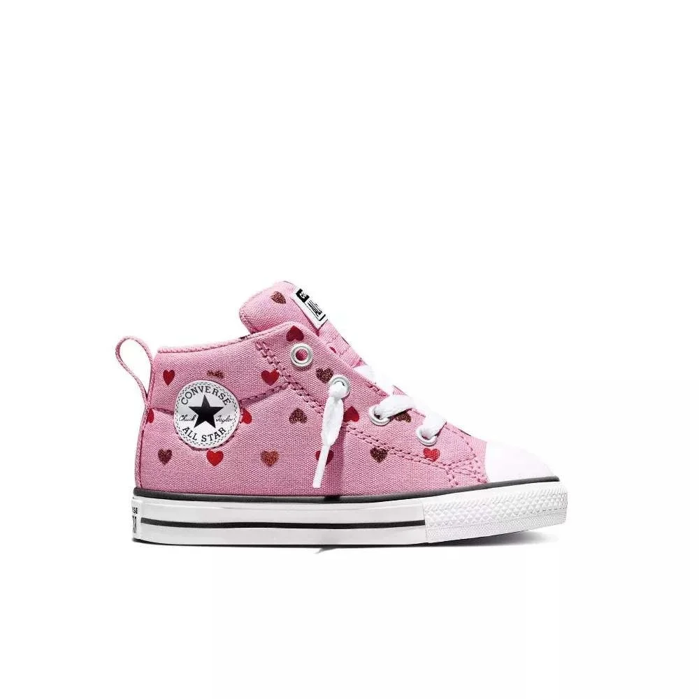 Toddler Girl Street Mid Top Sneakers by Converse Dark Pink Size 8 New With Tags